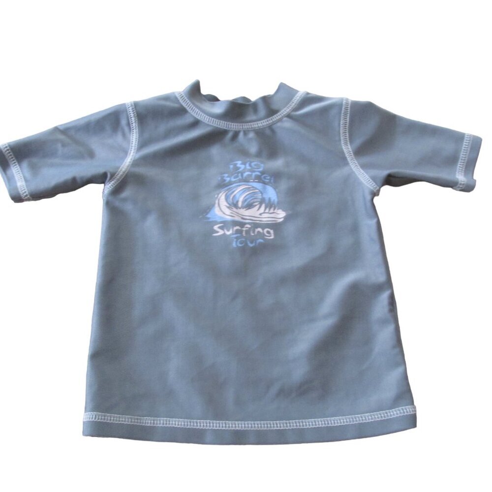 Koala Kids Pullover Swim Shirt Toddler Infant Boys 3-6M Gray Surfing T Shirt Top